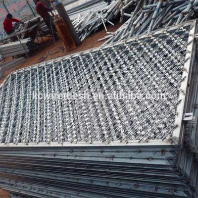 Factory!!!!!!!!! KangChen Prison Installing Weight Single Strand Razor Barbed Wire Fence sale